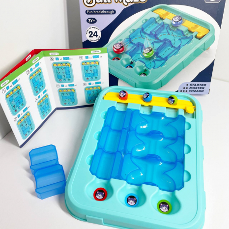 Логічна гра - головоломка лабіринт з кульками 920-6