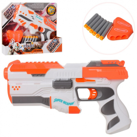 Іграшка Пістолет в м'якими кулями-присосками та обіймою 921AB