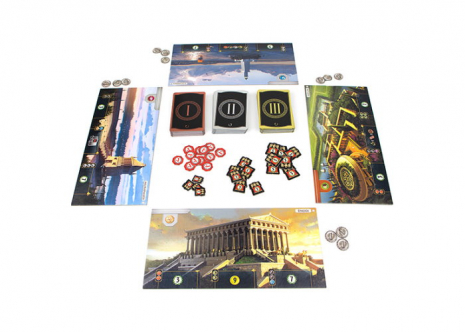 Настольная семейная игра 7 Wonders. Второе издание (укр) (семь чудес света) Игромаг