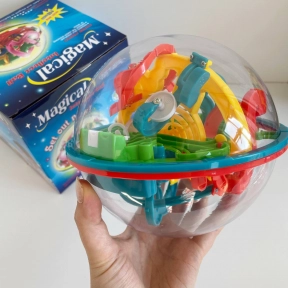 Гра головоломка Лабіринт-куля Maze Ball 927A діаметр 16 см