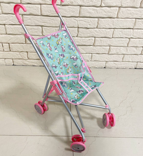 Дитяча іграшкова коляска для ляльок (тростина) 9302 W