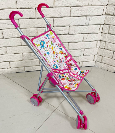 Дитяча іграшкова коляска для ляльок (тростина) 9302 W