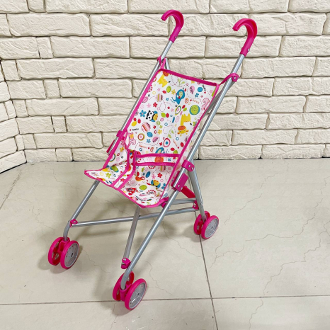 Дитяча іграшкова коляска для ляльок (тростина) 9302 W