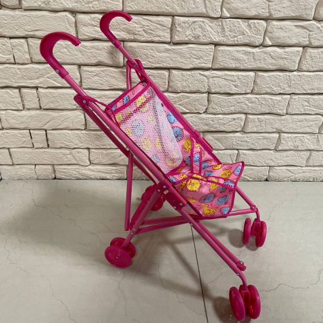 Візочок-тростина для ляльки рожева 9302W-A/B