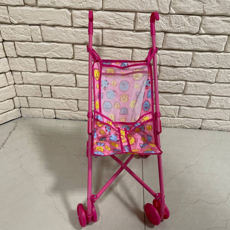 Візочок-тростина для ляльки рожева 9302W-A/B