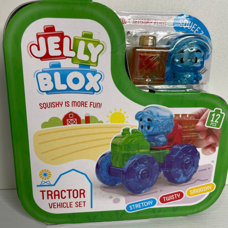 Сенсорний конструктор JELLY BLOX - БАРВИСТИЙ ТРАКТОР