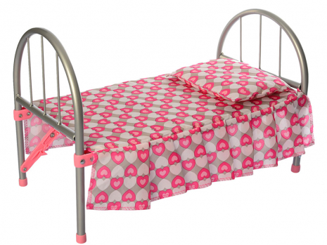 Іграшка Ліжечко для ляльки, металеве.  9342 / WS 2772 в асортименті