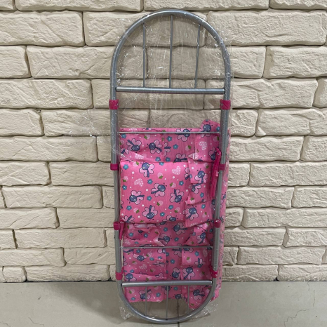 Іграшка Ліжечко для ляльки, металеве.  9342 / WS 2772 в асортименті