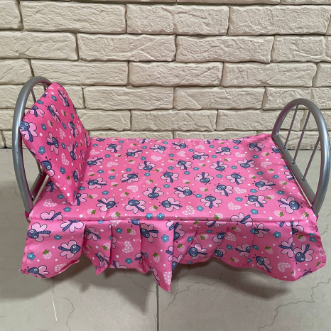 Іграшка Ліжечко для ляльки, металеве.  9342 / WS 2772 в асортименті