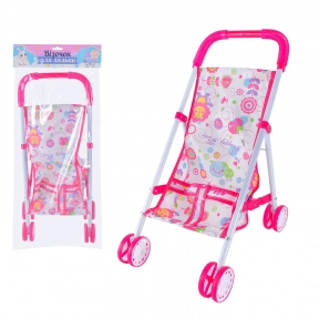 Візочок арт. 935B-6 для ляльки, з козирком р-р візочка 27*38*44 пакет 30*66см