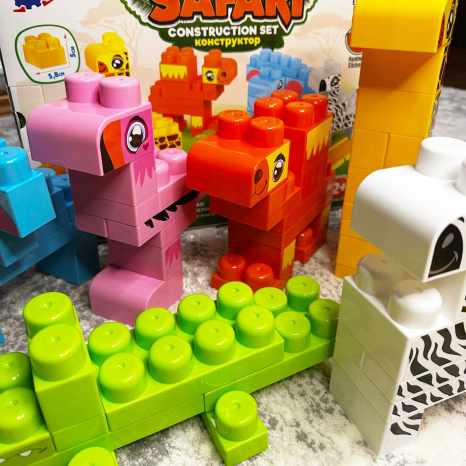 Конструктор "Сафарі" в коробці 97дет 9383 ТЕХНОК