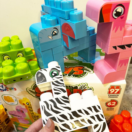 Конструктор "Сафарі" в коробці 97дет 9383 ТЕХНОК