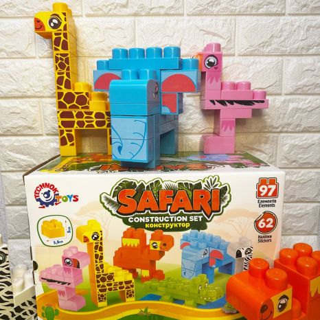 Конструктор "Сафарі" в коробці 97дет 9383 ТЕХНОК