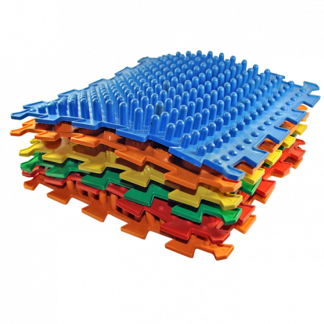 Масажний килимок Ортек Мікс Пазли 10 елементів 09428