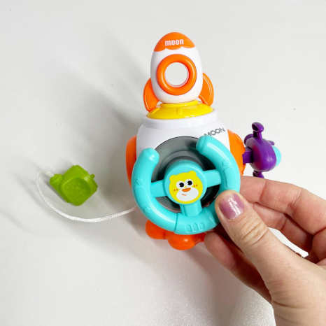 Развивающая игра “Космическая станция”, пискание, подвижные элементы, треск, заводные элементы, в ко