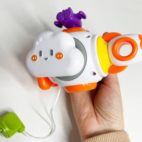 Развивающая игра “Космическая станция”, пискание, подвижные элементы, треск, заводные элементы, в ко