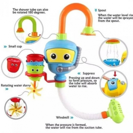 Набір для гри у воді, ванній: водоспад Веселий кран 9908