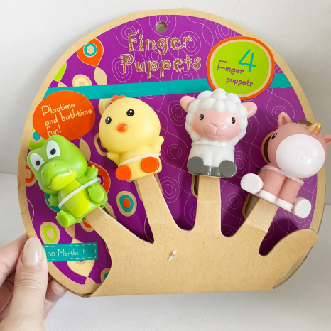 Пальчиковий театр 4 тварини, на листі 9993