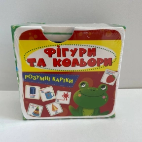 Кристалл Бук Умные карты. Фигуры и цвета. 30 карт 10х10 см
