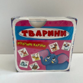 Кристалл Бук Умные карты. Животные 30 карт 10х10 см