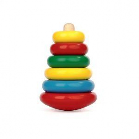 Дерев'яна пірамідка Максі, KomarovToys А304