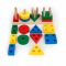 Деревянный сортер пирамидка Геометрик "Гео Классик", KomarovToys A311
