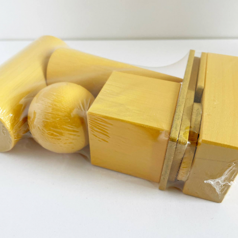 Дерев'яний набір геометричних тіл і їх перерізів d-4 см, KomarovToys А371