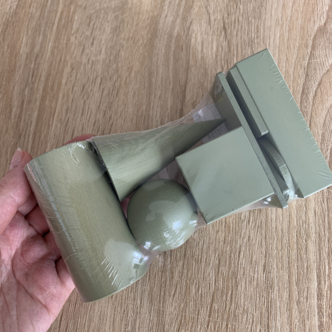 Дерев'яний набір геометричних тіл і їх перерізів d-4 см, KomarovToys А371