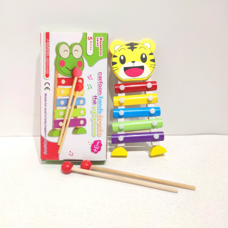 Дерев'яна іграшка Ксилофон з тваринами