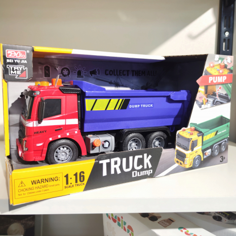 Дитяча іграшка Вантажівка - самоскид зі світлом та звуком