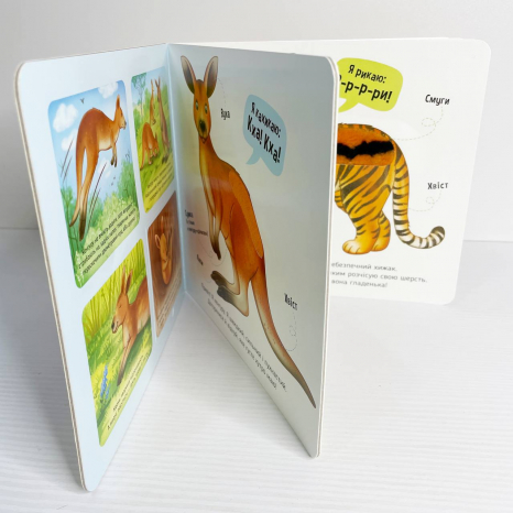 Тактильная книга-картонка Познакомься и погладь : Животные мира А1455008У