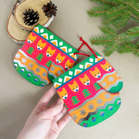 Новорічні мотузочки : Улюблені рукавички (укр) А1674005У