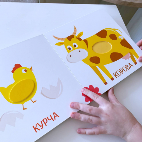 Книга-картонка. Яскравий світ : Розміри (укр)  А1708003У Ранок