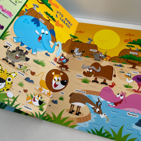 Дитяча література. Моя перша шукайка-помічайка : МУ, ГАВ, КВА і таке інше Ранок А1740002У