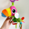 Підвіска на візочок A5164 папуга, брязкальце.