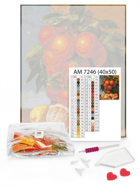 Набір для творчості Діамантова (алмазна) мозаїка Полуничний букет AMO7098 IDEYKA