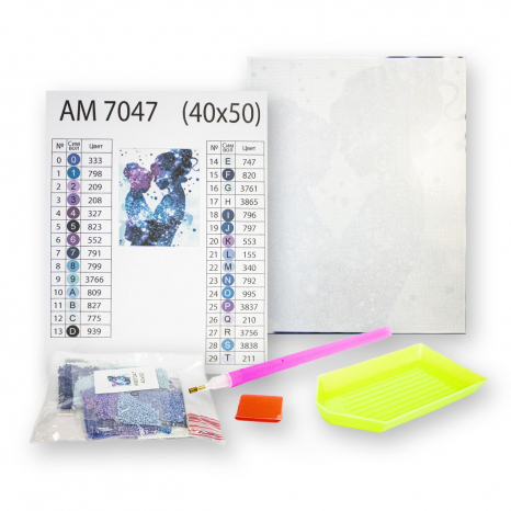 Набір з алмазною мозаїкою "Паризькі магнолії" AMO7178