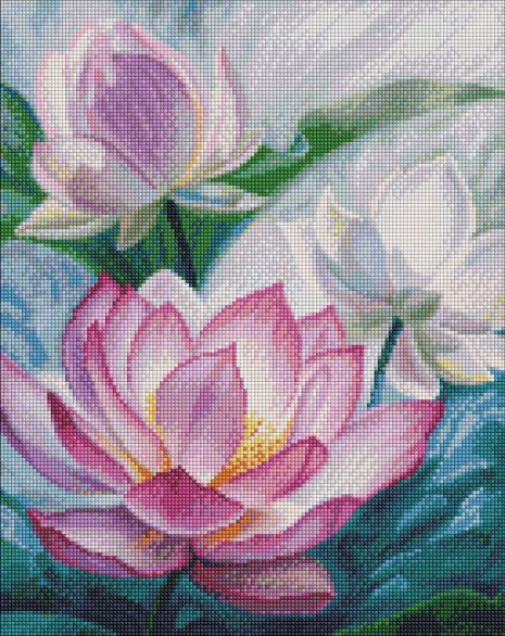 Набір з алмазною мозаїкою "Світло на ставку" Ідейка. AMO7282