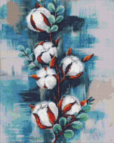 Алмазна мозаїка "Бавовна" ©kkatyshaa Ідейка AMO7433 40х50 см