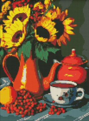 Алмазная мозаика "Чайка летом" Идейка AMO7810, 30х40см