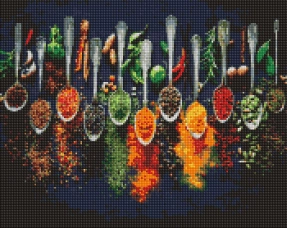 Алмазна мозаїка Прянощі світу 40х50см Ідейка AMO7936