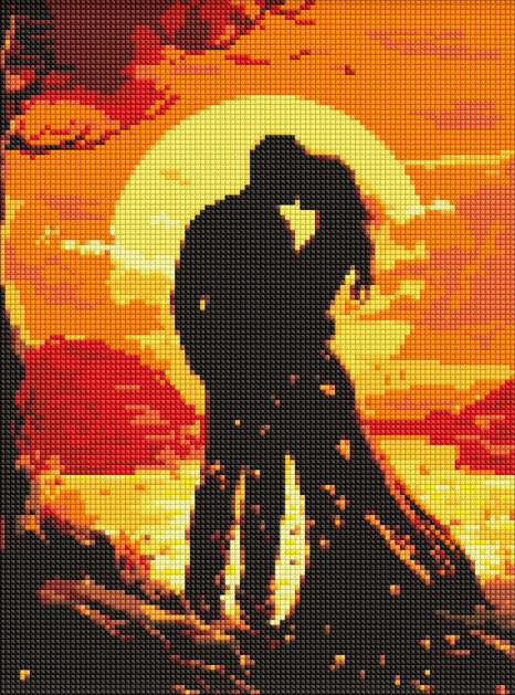 Алмазна мозаїка "Романтика почуттів" Ідейка AMO7987, 30х40 см