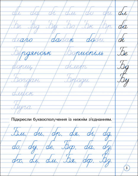 Тренувальний зошит : Охайне письмо (укр) АРТ19705У