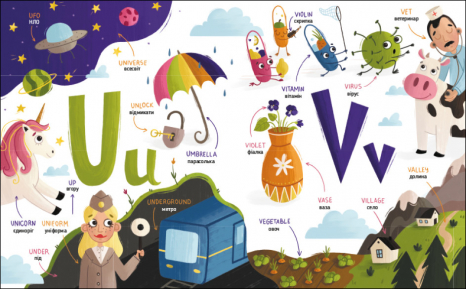 English for kids : My Funny ABC Book. Ранок. Английська для дітей