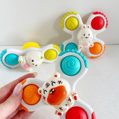 Брязкальце-спінер  на присосках 3 шт набір B 20 A