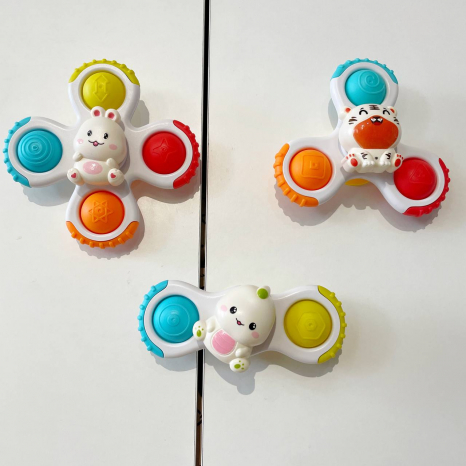 Брязкальце-спінер  на присосках 3 шт набір B 20 A