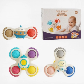 Брязкальце-спінер 3 штуки, сімпл-дімпл, на присосці, B 20 B