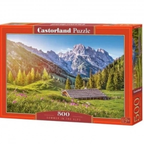 Пазли картонні 500 елементів Літо в Альпах Castorland  B-53360