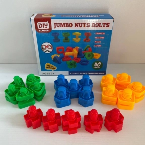Дитячий розвиваючий конструктор Болти та гайки B0010
