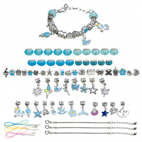 Набір для творчості: створи браслет з шармів та намистин в шкатулці  B4351